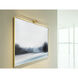 Z-Bar LED 4 inch Matte white Wall Sconce Wall Light, Center Mount